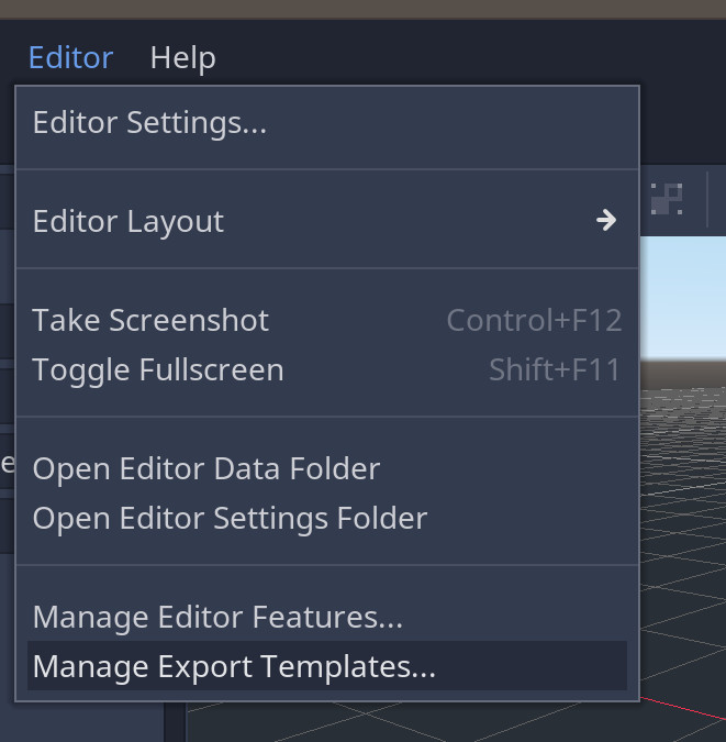 Godot screenshot