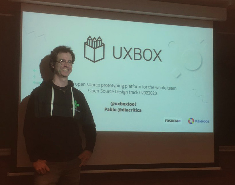 Pic of Pablo Ruiz at FOSDEM