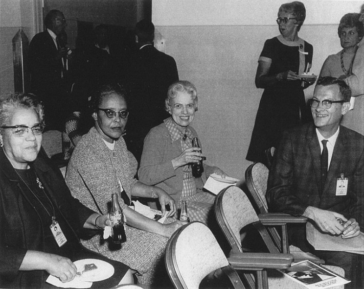 Dorothy Vaughan con varias compañeras.