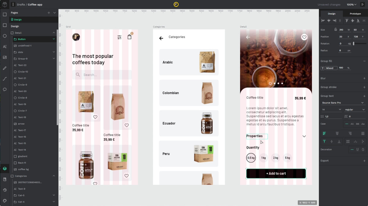 Penpot's screenshot