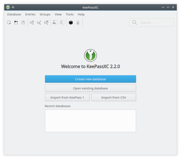 Captura de pantalla de Keepass